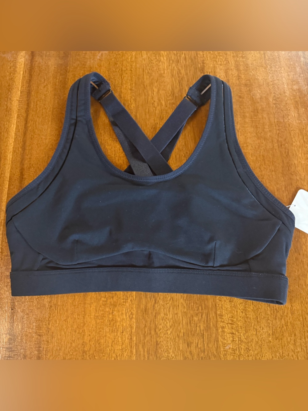 Fabletics Belle High Impact Sports Bra Black Sz L NWT X Back